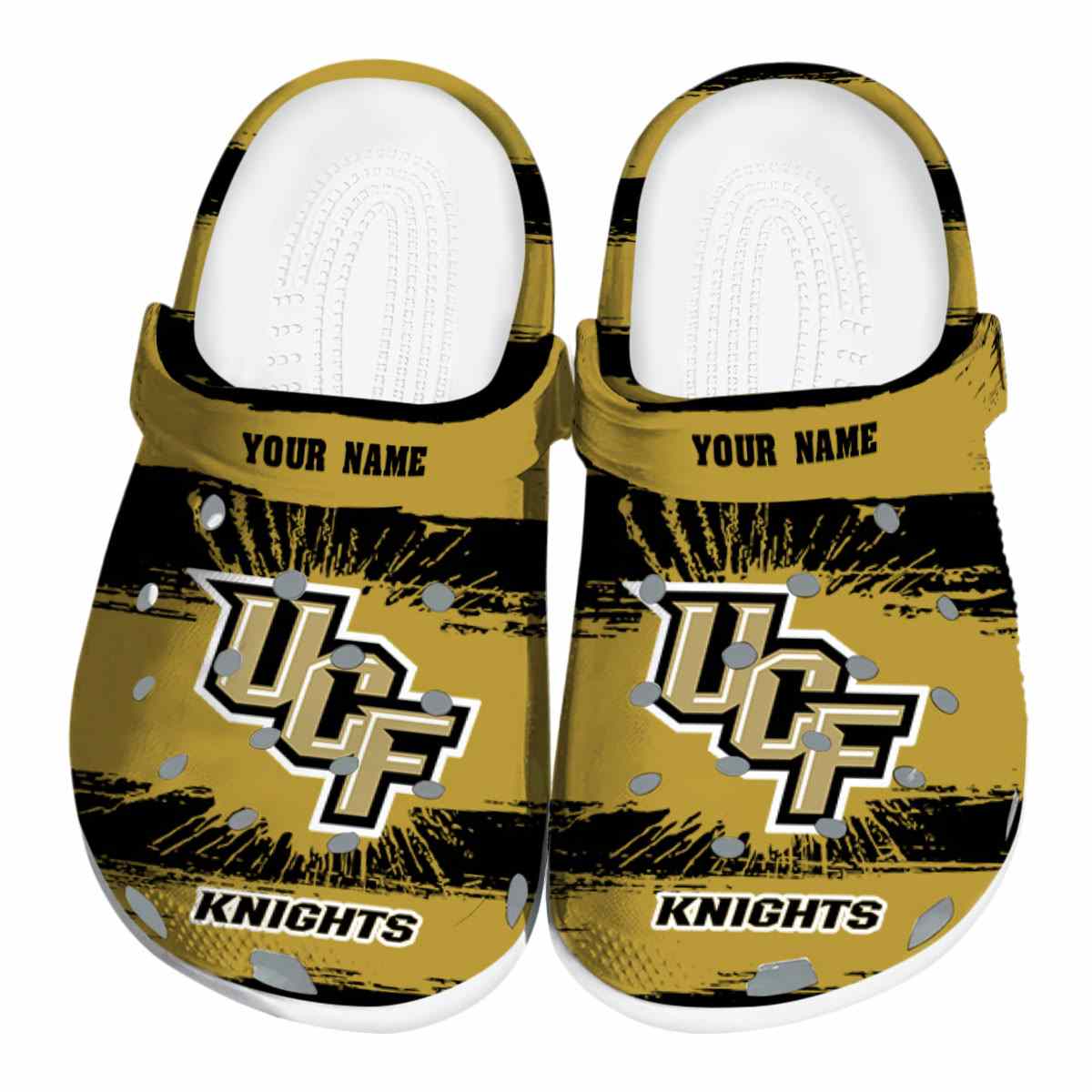 UCF Knights NCAA Sport Crocs Crocband Clogs Shoes Comfortable For Men Women and Kids