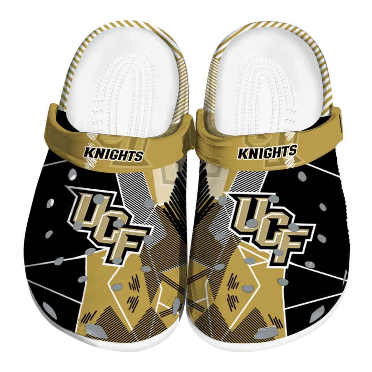 UCF Knights NCAA Sport Crocs Crocband Clogs Shoes Comfortable For Men Women and Kids