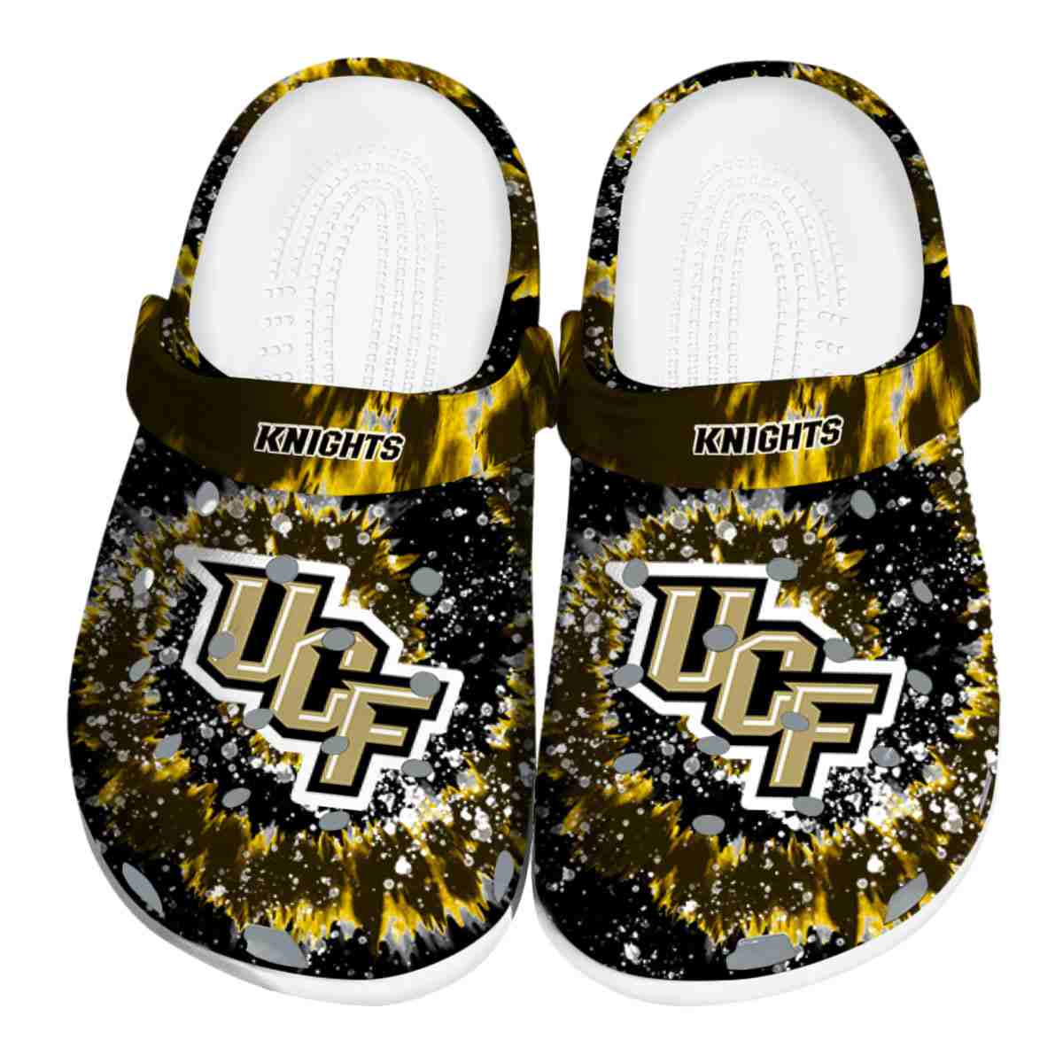UCF Knights NCAA Sport Crocs Crocband Clogs Shoes Comfortable For Men Women and Kids