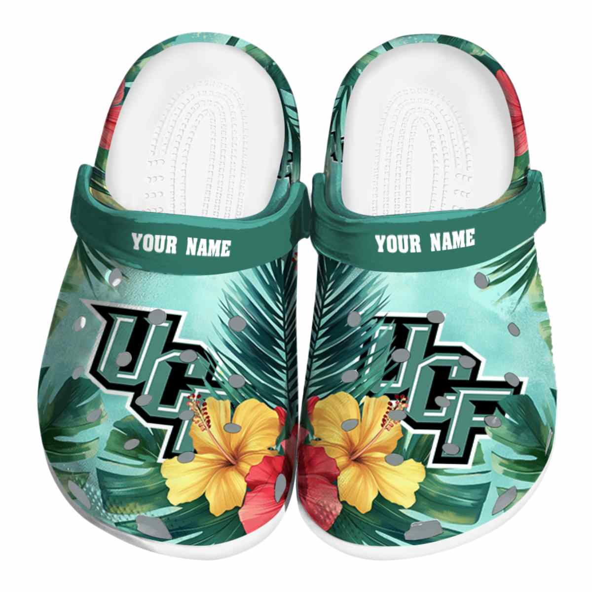 UCF Knights NCAA Sport Crocs Crocband Clogs Shoes Comfortable For Men Women and Kids