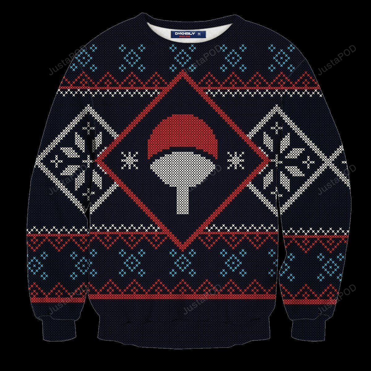 Uchiha Clan Ugly Christmas Sweater Adult 3D Funny Matching for family