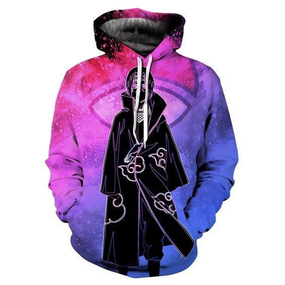 Uchiha Itachi Sharingan 3D All Over Print Hoodie, Zip Hoodie