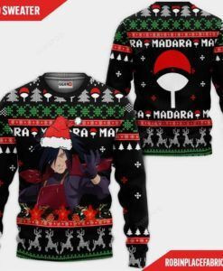 Uchiha Madara Naruto Ugly Christmas Sweater Adult 3D Funny Matching for family
