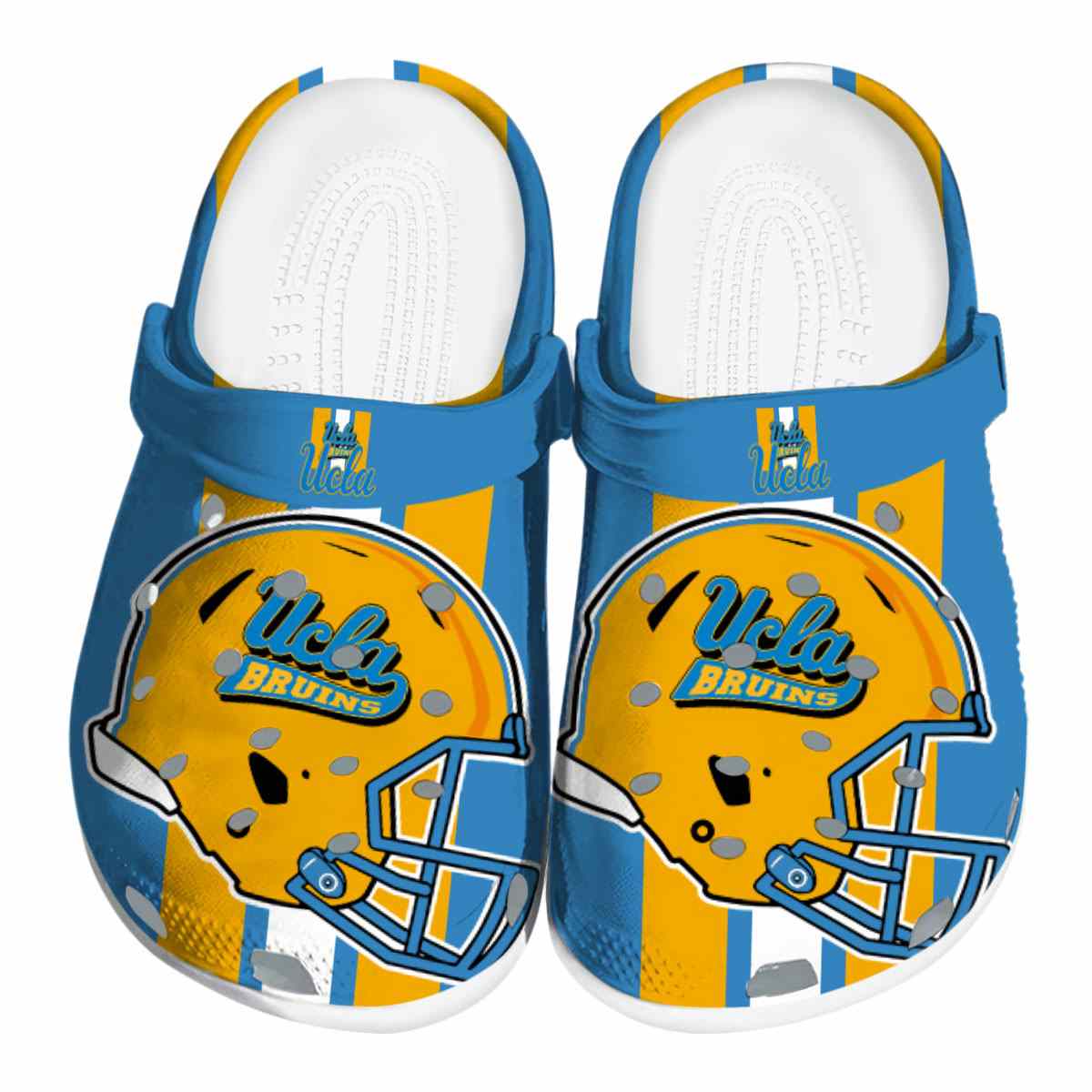 UCLA Bruins NCAA Sport Crocs Crocband Clogs Shoes Comfortable For Men Women and Kids