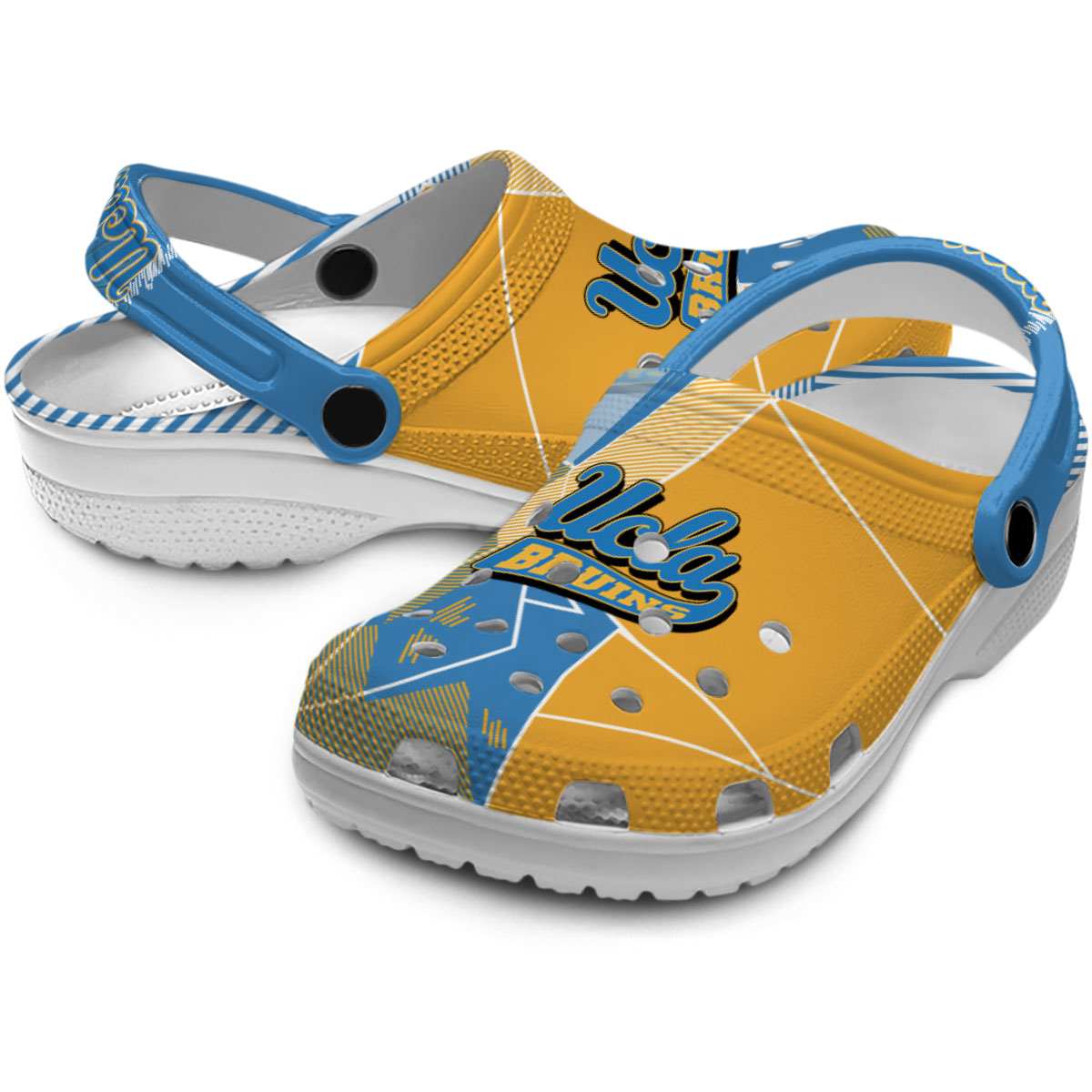 UCLA Bruins NCAA Sport Crocs Crocband Clogs Shoes Comfortable For Men Women and Kids - Image 3