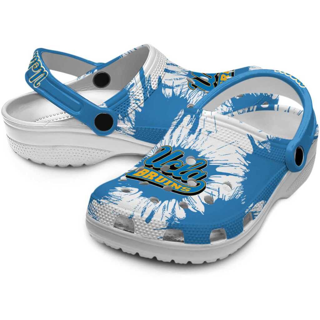 UCLA Bruins Splatter Graphics ClogTVC180163 - Image 3