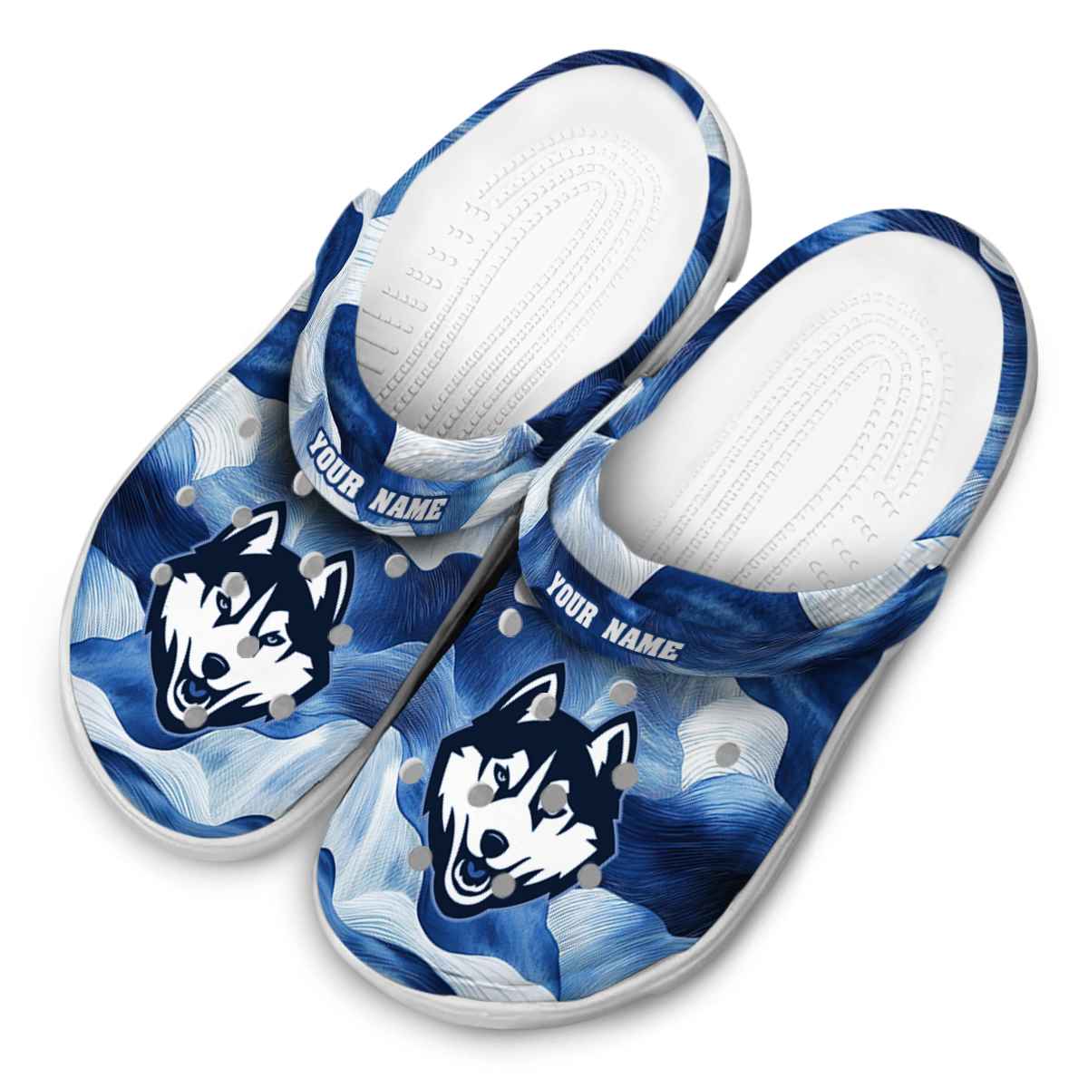 UConn Huskies NCAA Sport Crocs Crocband Clogs Shoes Comfortable For Men Women and Kids - Image 4