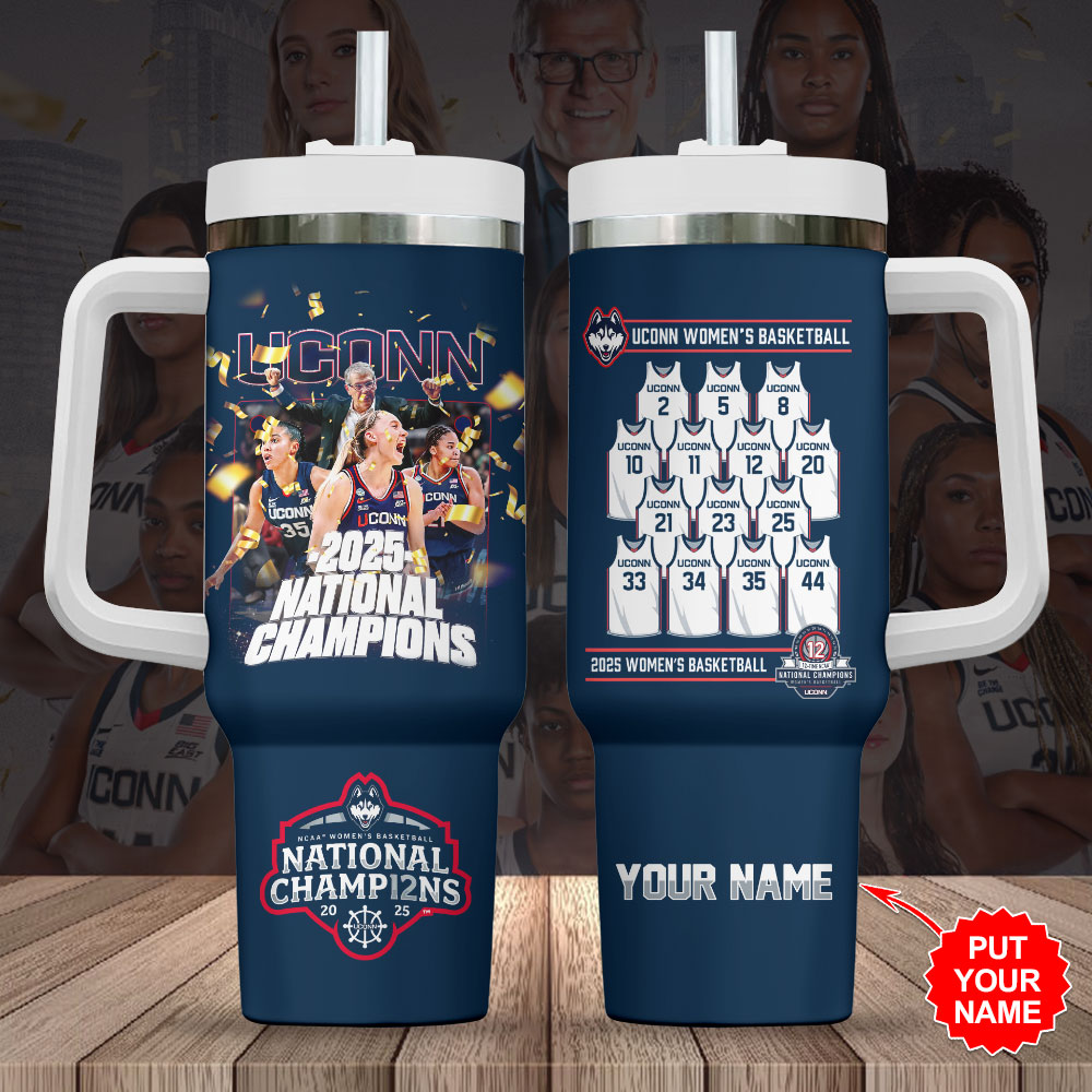 UConn Huskies NCAA Womenâ€™s Basketball Sports Custom Stanley Cup 40 oz 30 oz Tumbler With HandleTVC2301247