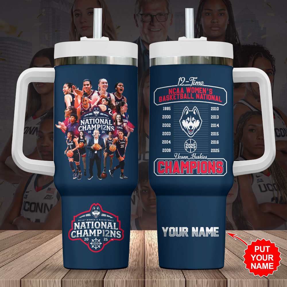 UConn Huskies NCAA Women’s Basketball Sports Custom Stanley Cup 40 oz 30 oz Tumbler With HandleTVC2301247