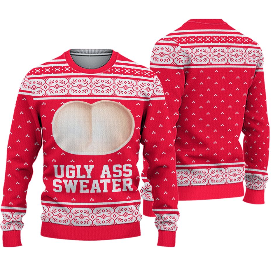 Ugly A Unisex Funny Holiday Ugly Christmas Sweater