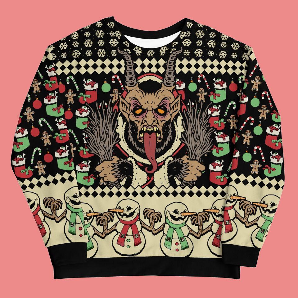 Ugly Christmas Krampus Sweatshirt
