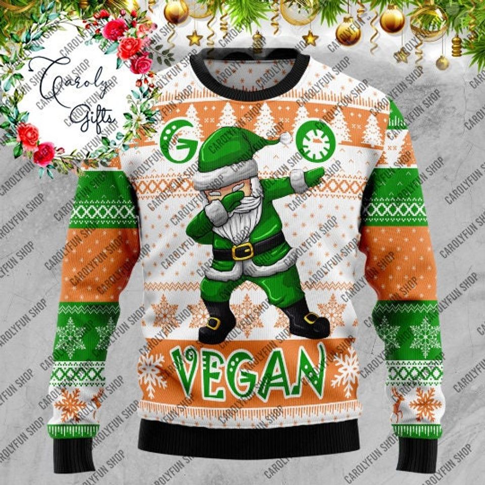 Ugly Christmas Sweater, Vegan Merry Ugly Christmas Sweater 2022