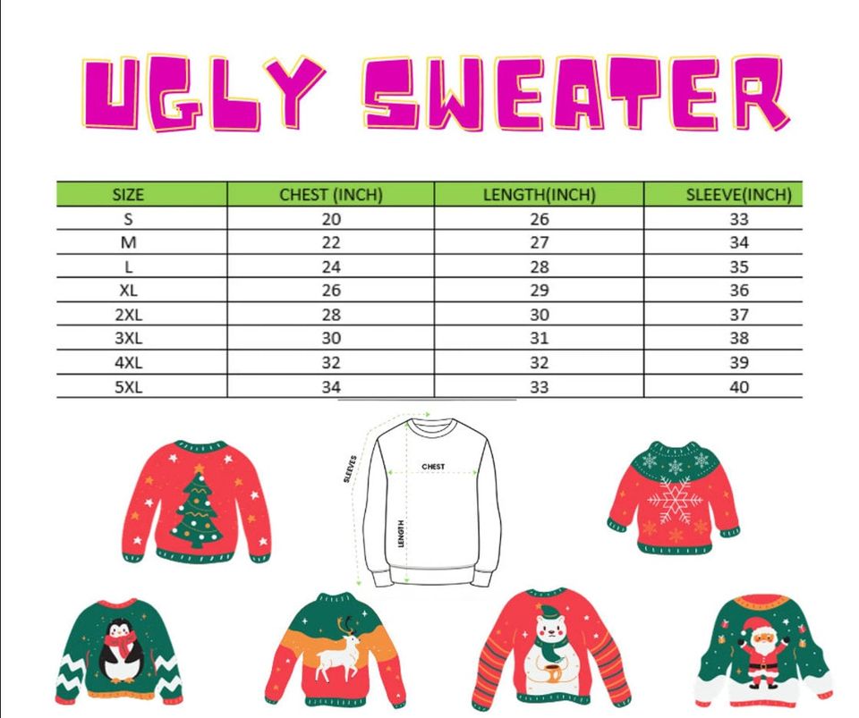 Ugly Christmas Sweater with Llama Face Design - Image 6