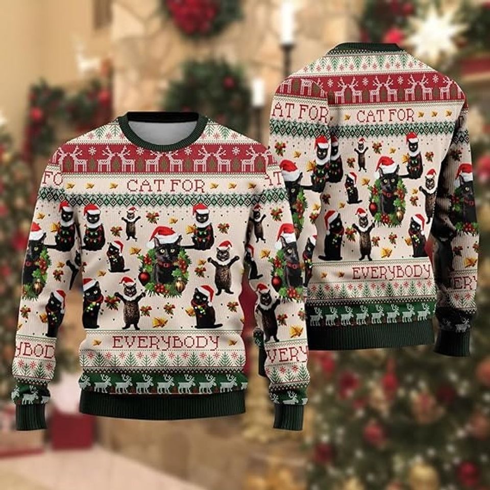 Ugly Christmas Sweaters for Women - Santa Claus