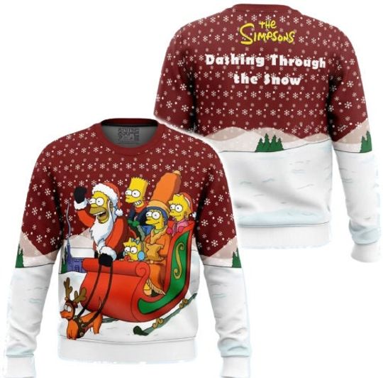 Ugly Christmas Sweaters Santa Claus Sweater - Image 4