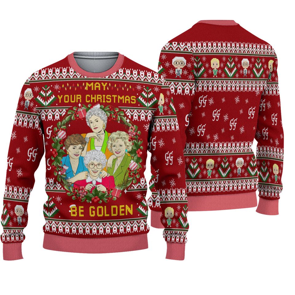 Ugly Christmas Sweaters Stay Golden Sweatshirt