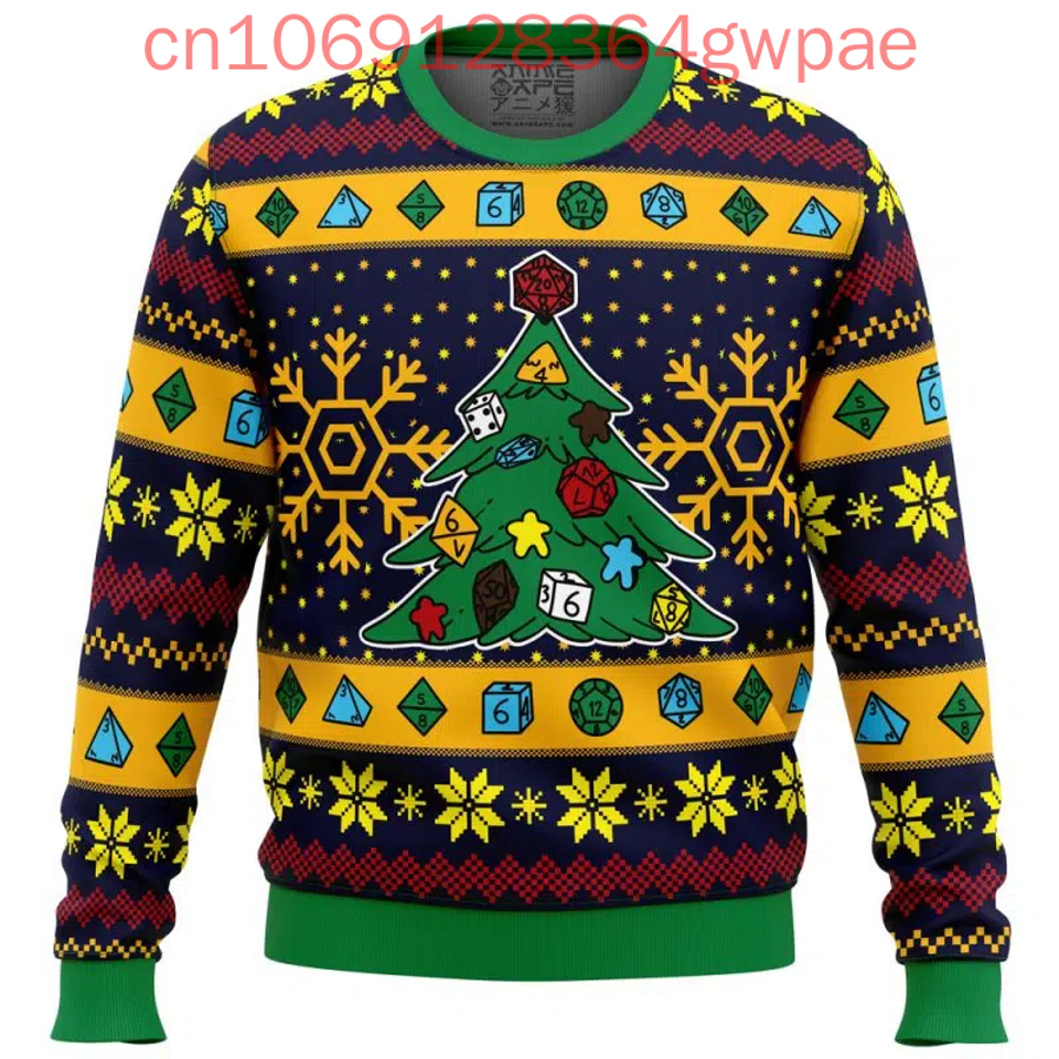 Ugly Rpg Christmas Men's and Women's Autumn and Winter Ugly Christmas Sweater
