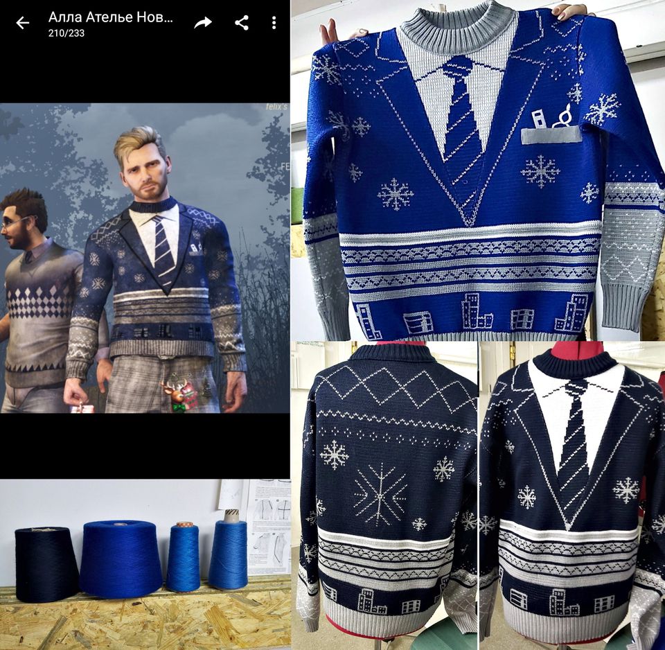 UGLY SWEATER, Feng Min's Sweater, Women's woolen sweater - Image 7