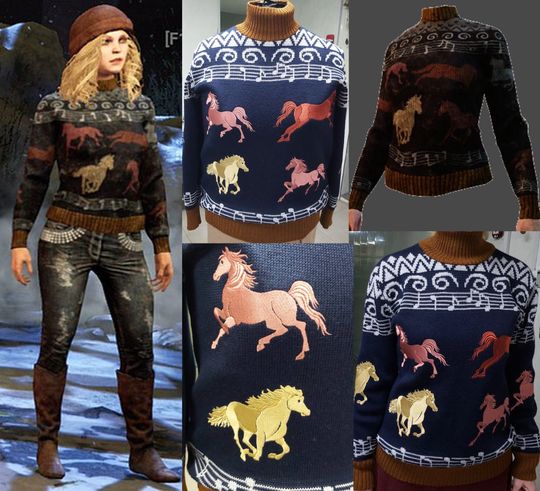 UGLY SWEATER, Feng Min's Sweater, Women's woolen sweater - Image 20