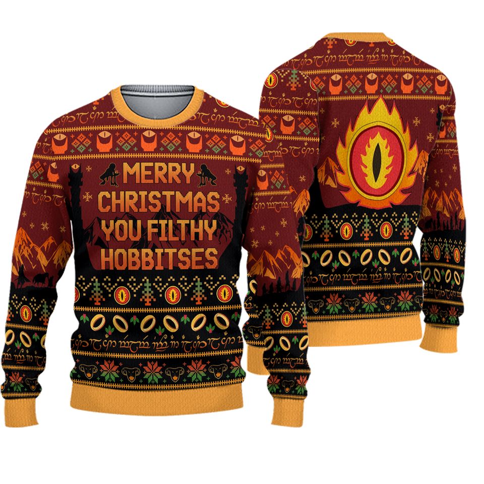 Ugly Sweater You Filthy Hobbitses Christmas Gifts