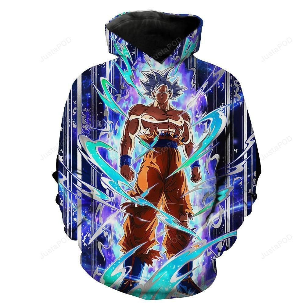 Ultra Instinct Goku Clothes Dragon Ball Super 3D All Over Print Hoodie, Zip Hoodie