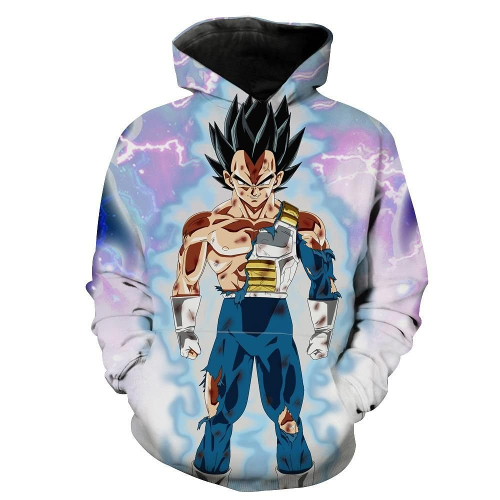 Ultra Instinct Vegeta 3D All Over Print Hoodie, Zip Hoodie