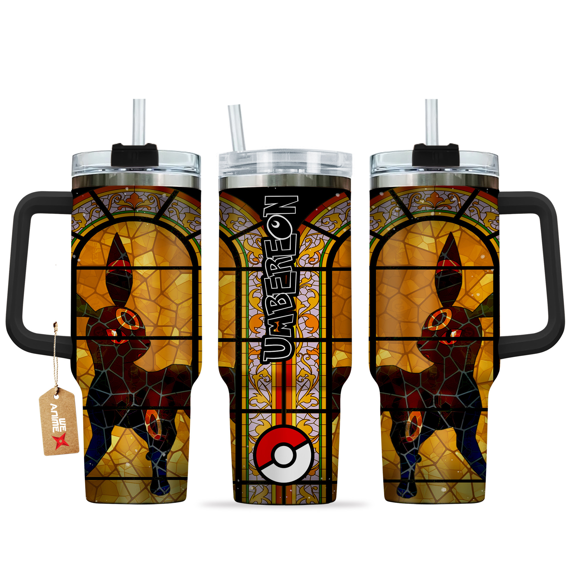 Umbreon Pokemon Anime Custom Stanley Cup 40 oz 30 oz Tumbler With HandleTVC2301136