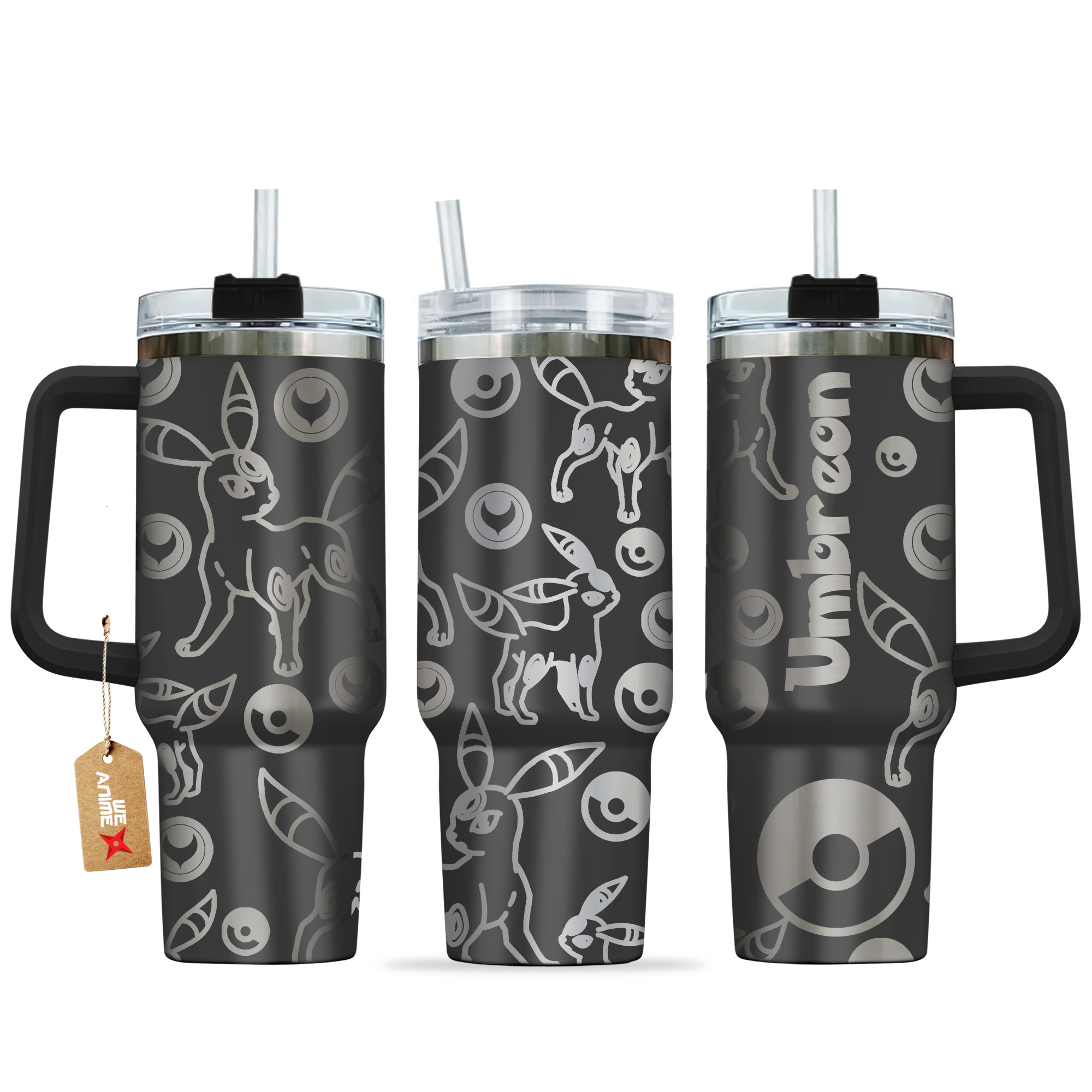 Umbreon Pokemon Anime Custom Stanley Cup 40 oz 30 oz Tumbler With HandleTVC2301141