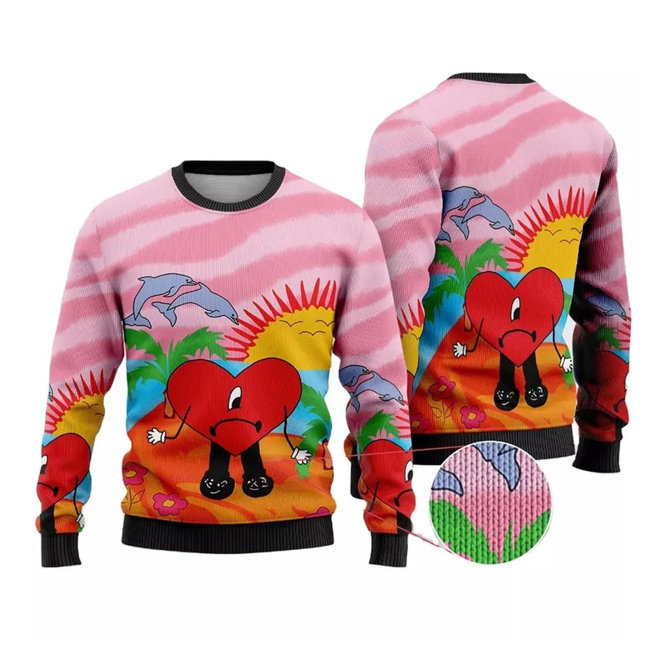 Un Verano Sin Ti Bad Bunny Ugly Christmas Sweater