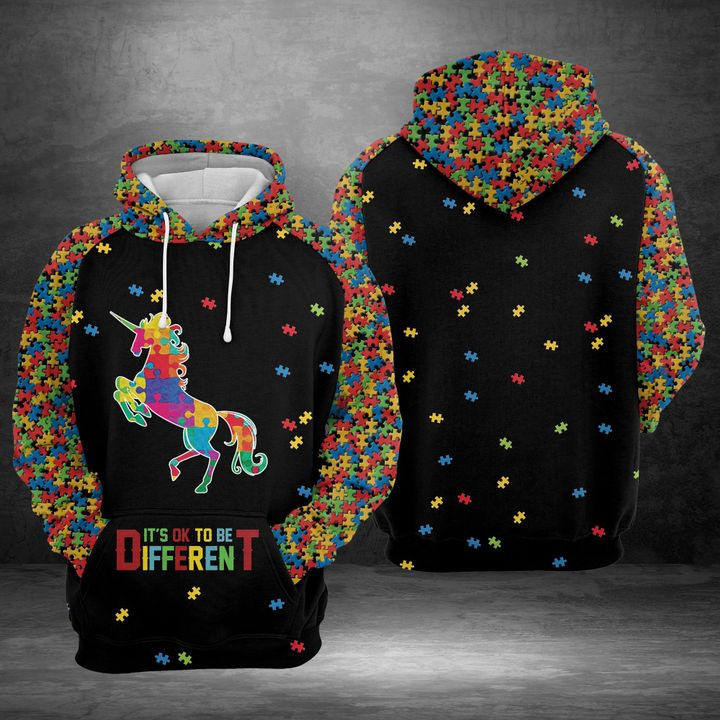 Unicorn Austism 3D All Over Print Hoodie, Zip Hoodie