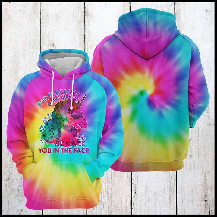 Unicorn Beauty 3D All Over Print Hoodie, Zip Hoodie