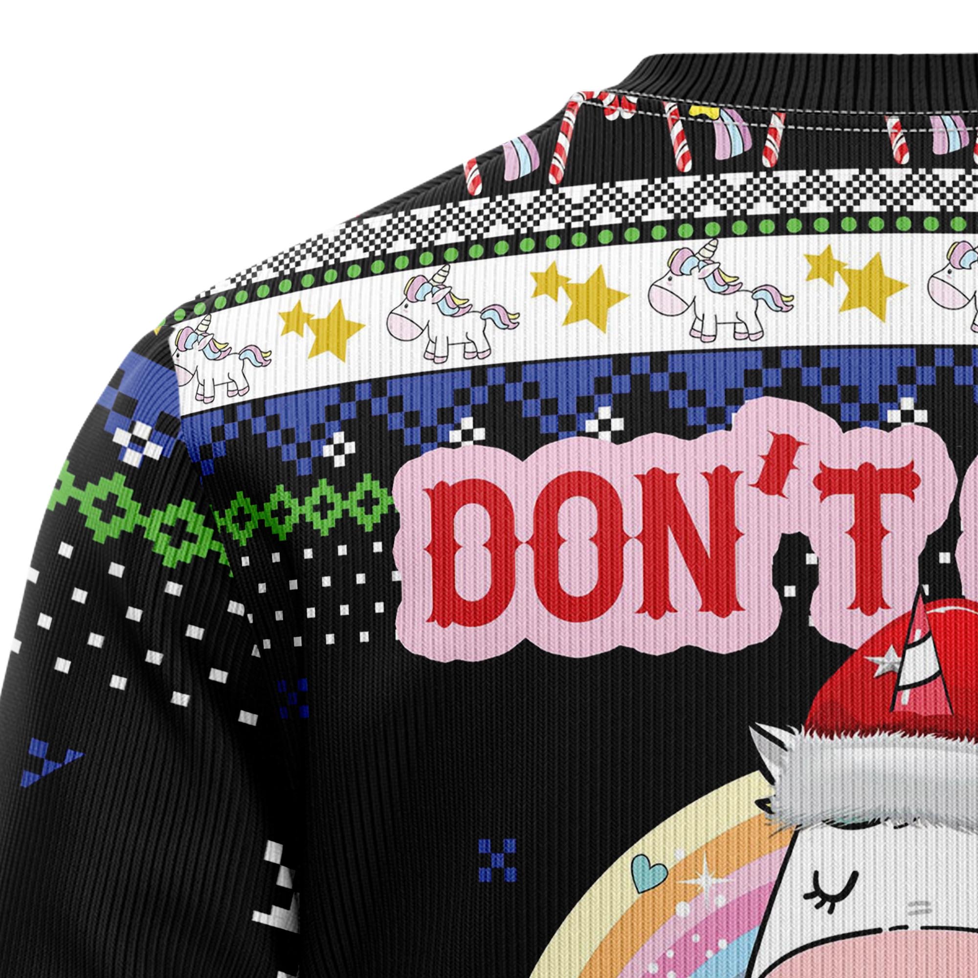 Unicorn Believing Christmas Ugly Christmas Sweater - Image 8