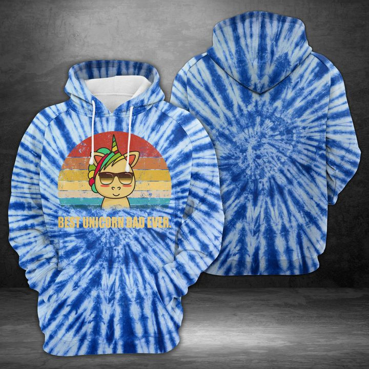 Unicorn Dad 3D All Over Print Hoodie, Zip Hoodie