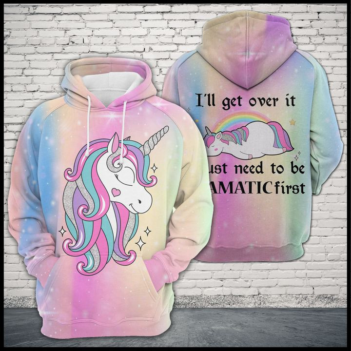 Unicorn Drama 3D All Over Print Hoodie, Zip Hoodie