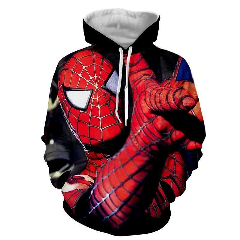 Unique Style Spiderman 3D All Over Print Hoodie, Zip Hoodie
