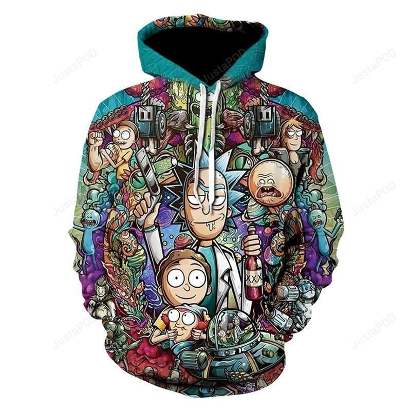Unisex 3D All Over Print Hoodie, Zip Hoodie