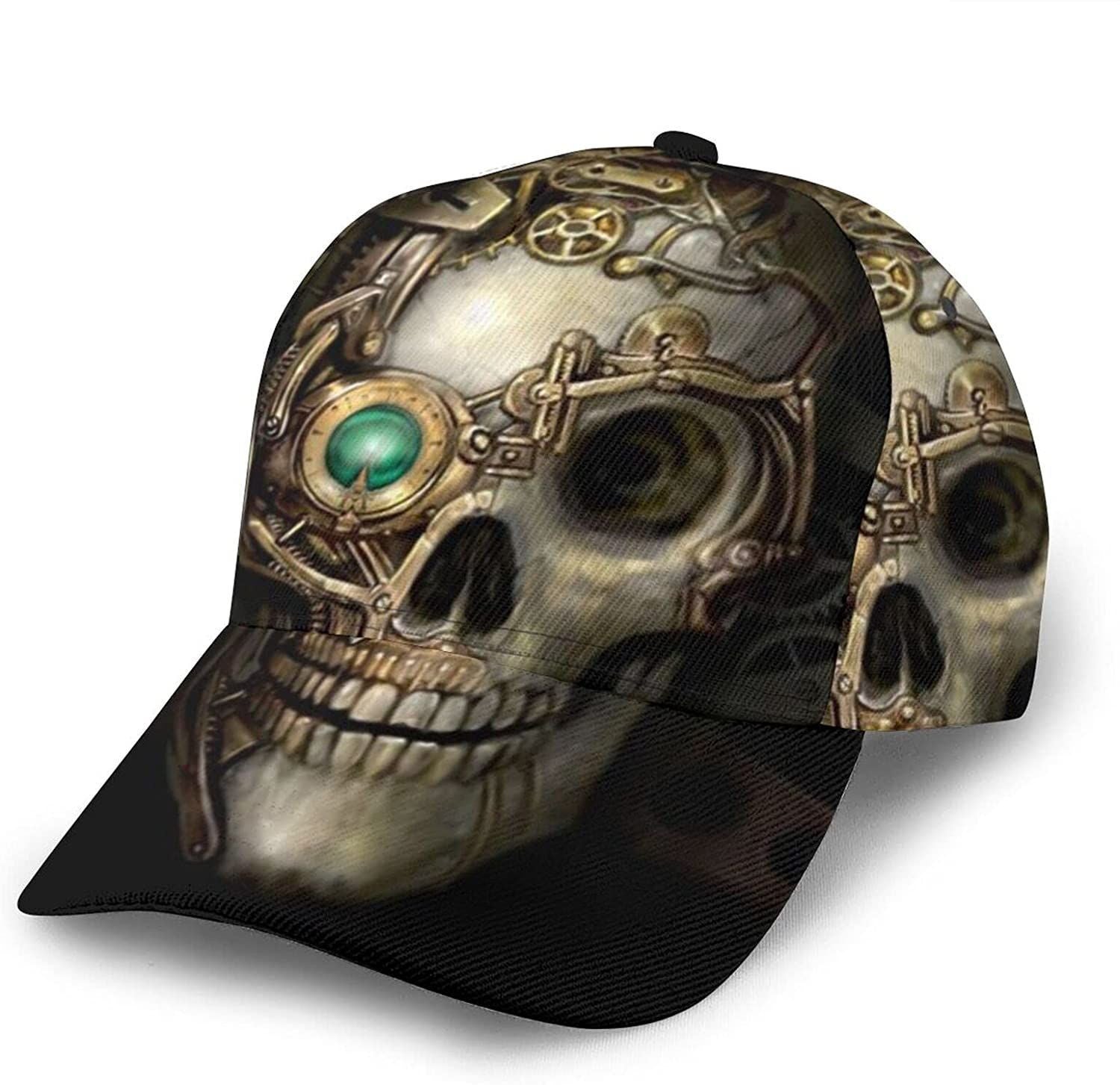 Unisex 3D Printing Baseball Cap Skull Gold Green Fashion Caps Trucker Hats Hip Hop Hat Classic Cap Trucker Hats Custom Hats Gifts For Men & Women