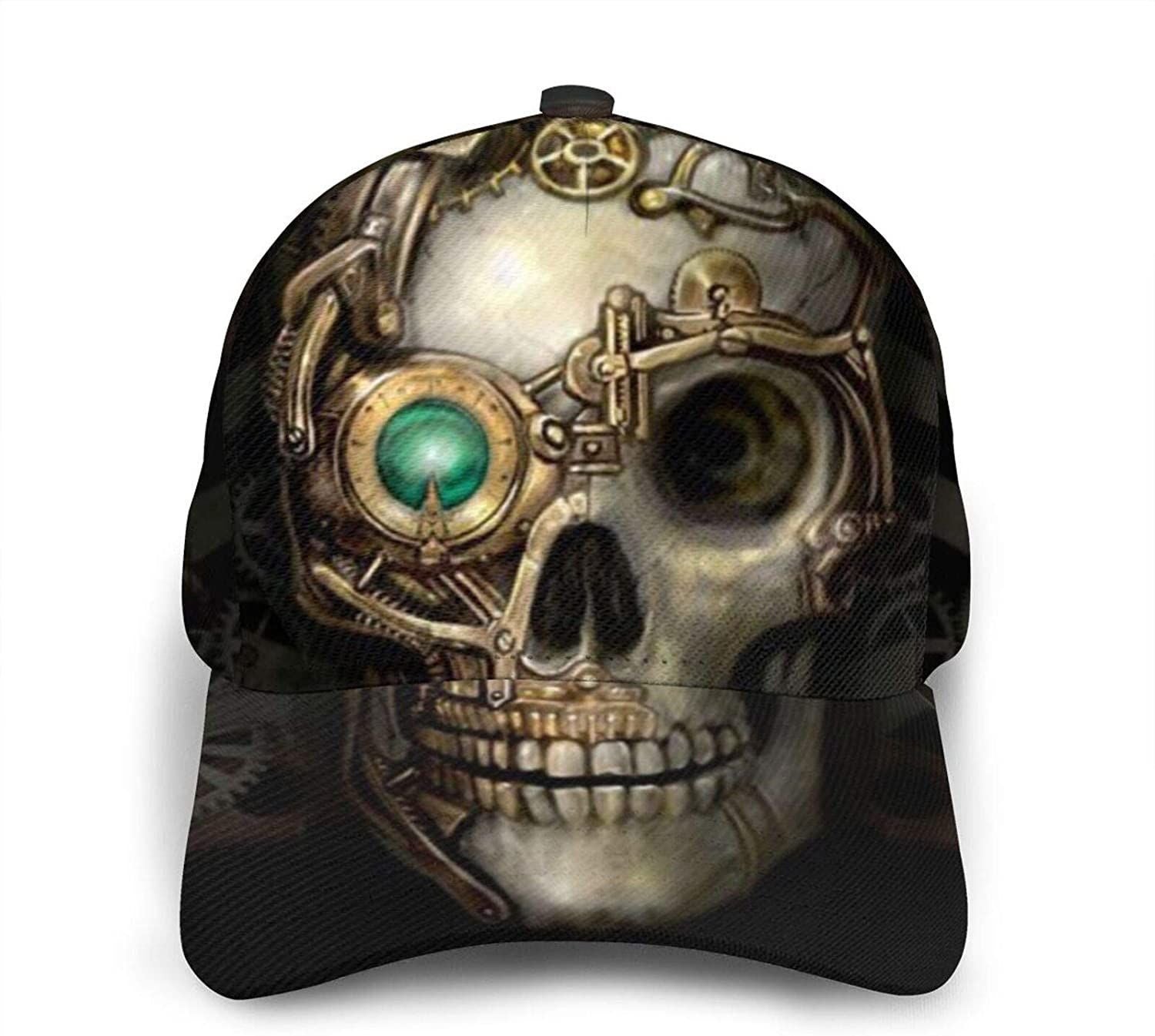 Unisex 3D Printing Baseball Cap Skull Gold Green Fashion Caps Trucker Hats Hip Hop Hat Classic Cap Trucker Hats Custom Hats Gifts For Men & Women