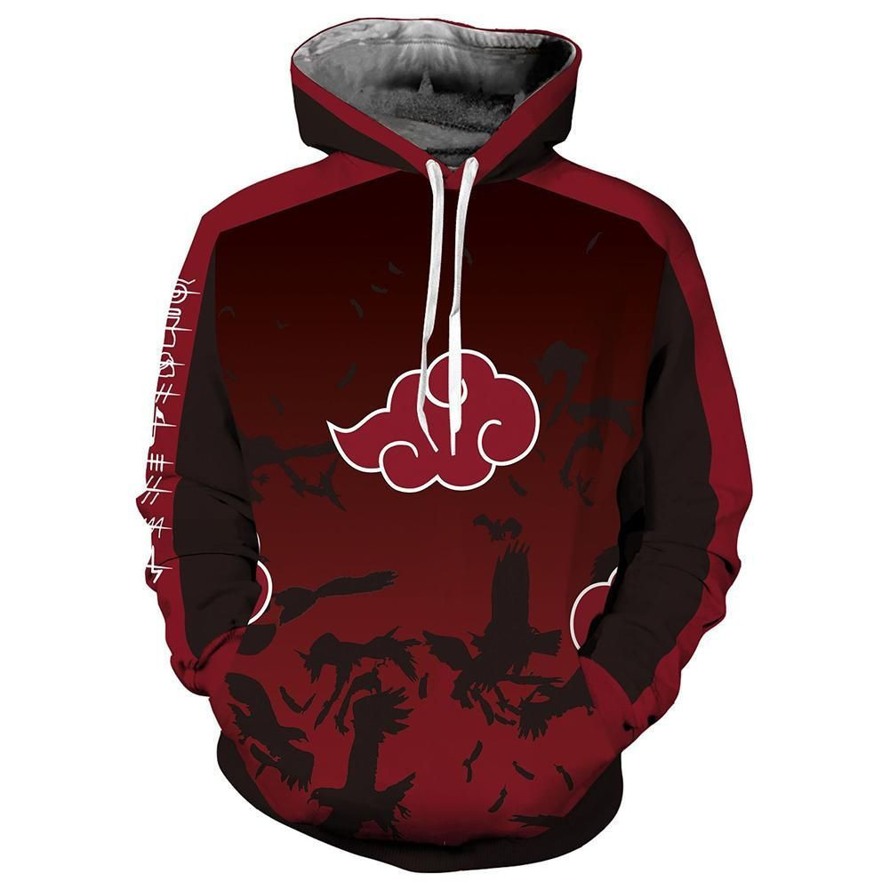 Unisex Akatsuki Organization 3D All Over Print Hoodie, Zip Hoodie