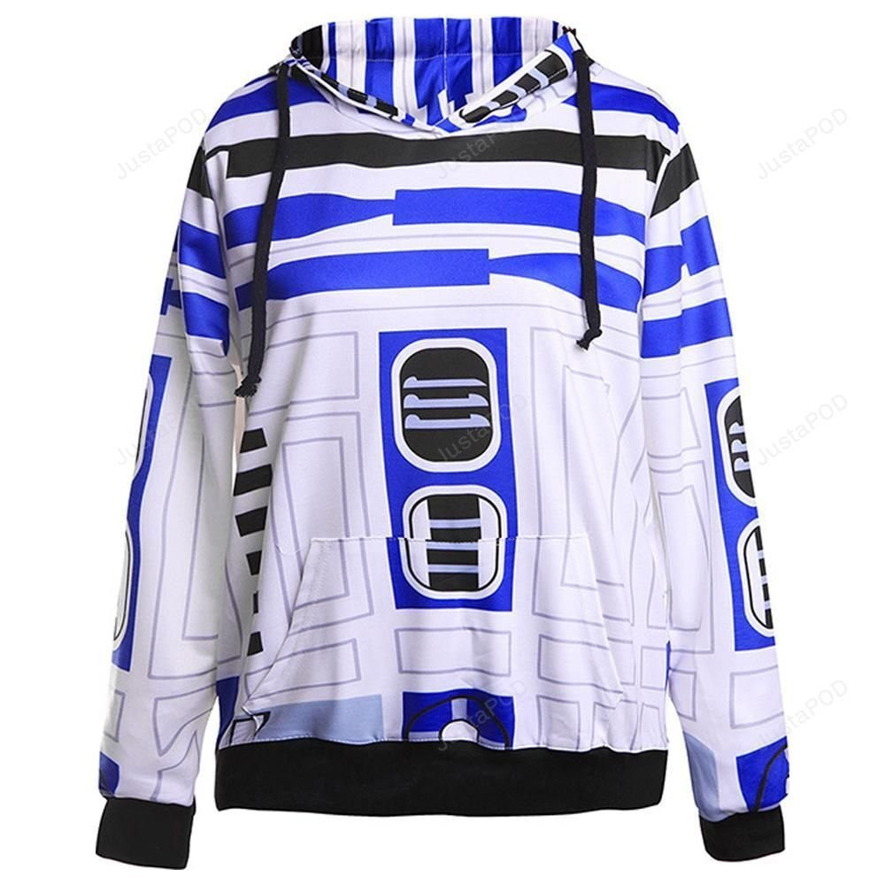 Unisex BB-8 3D All Over Print Hoodie, Zip Hoodie
