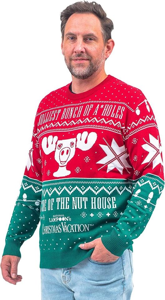 Unisex Christmas Vacation Movie Jolliest Bunch of A*Holes Ugly Xmas Sweater