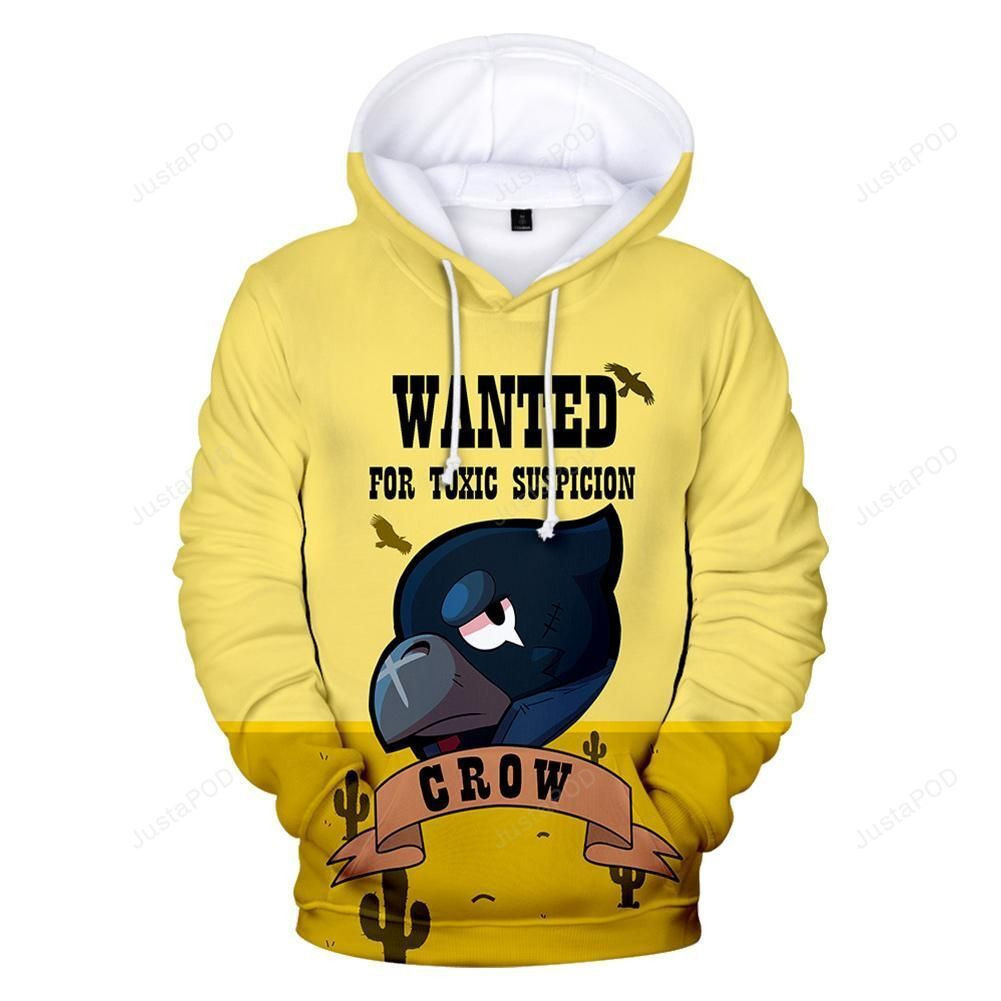 Unisex Crow 3D All Over Print Hoodie, Zip Hoodie