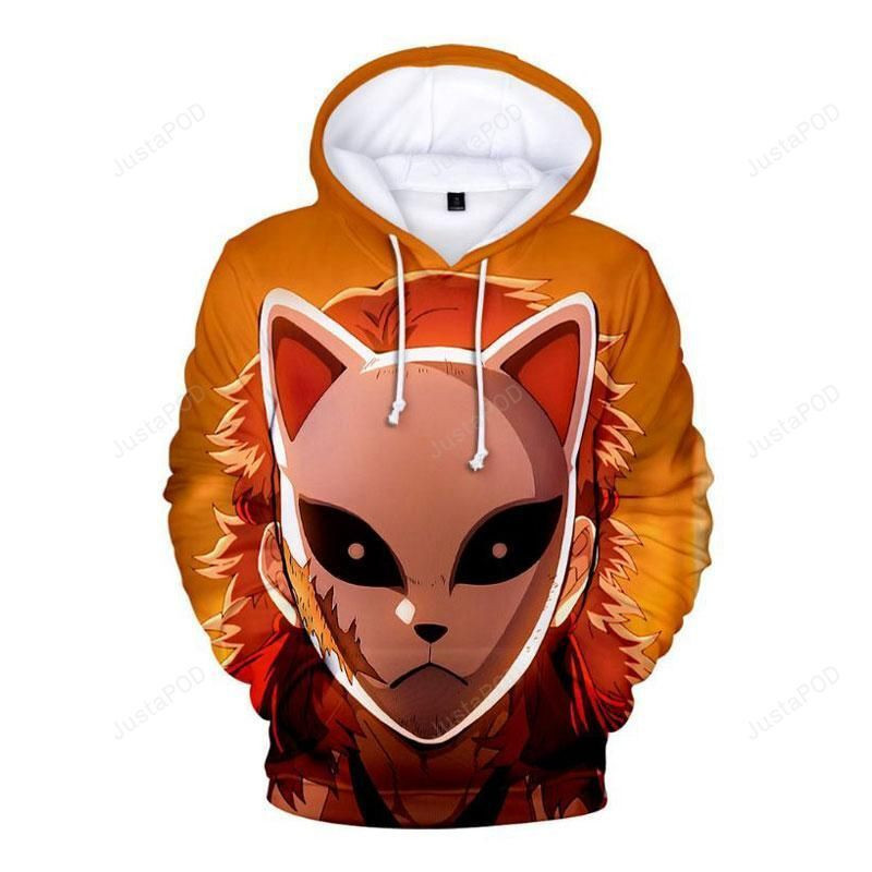 Unisex Demon Slayer 3D All Over Print Hoodie, Zip Hoodie