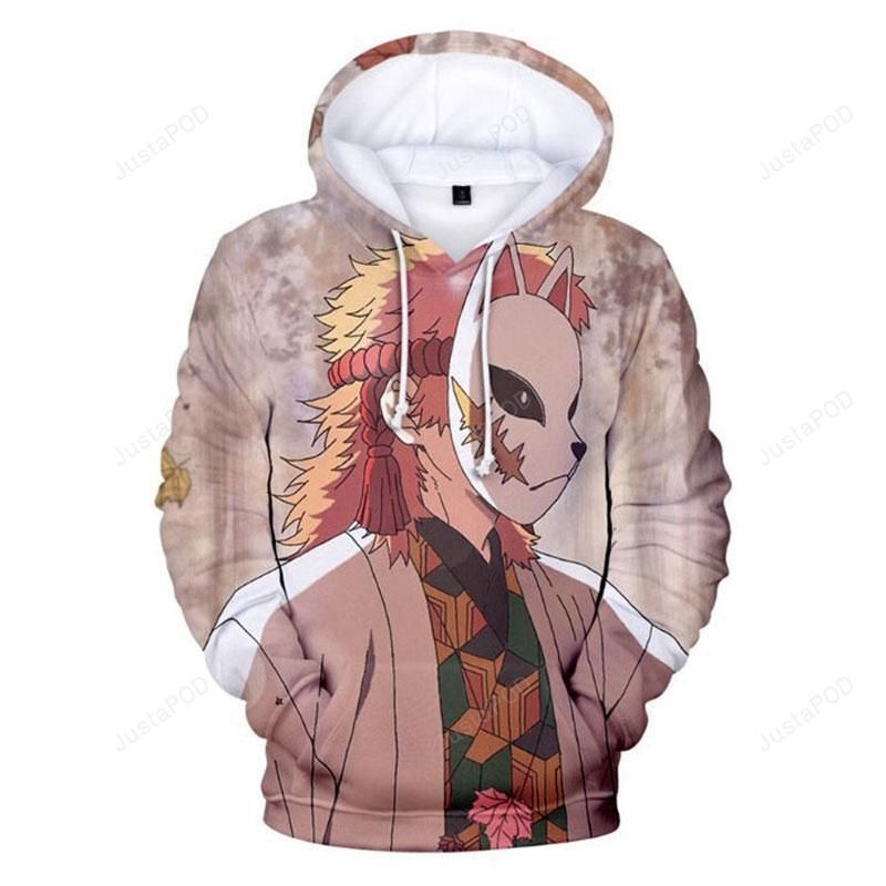 Unisex Demon Slayer 3D All Over Print Hoodie, Zip Hoodie