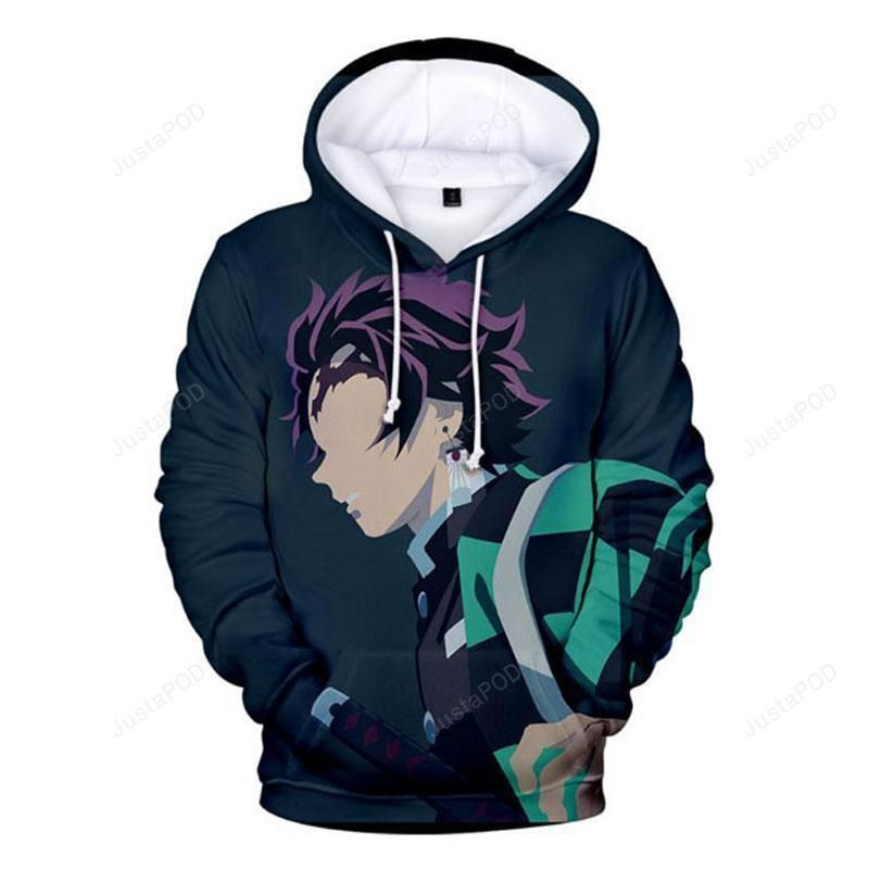 Unisex Demon Slayer 3D All Over Print Hoodie, Zip Hoodie
