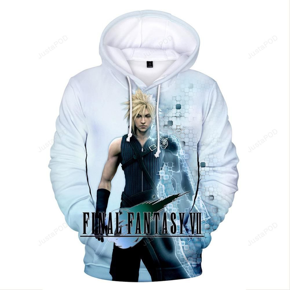 Unisex Final Fantasy 7 3D All Over Print Hoodie, Zip Hoodie