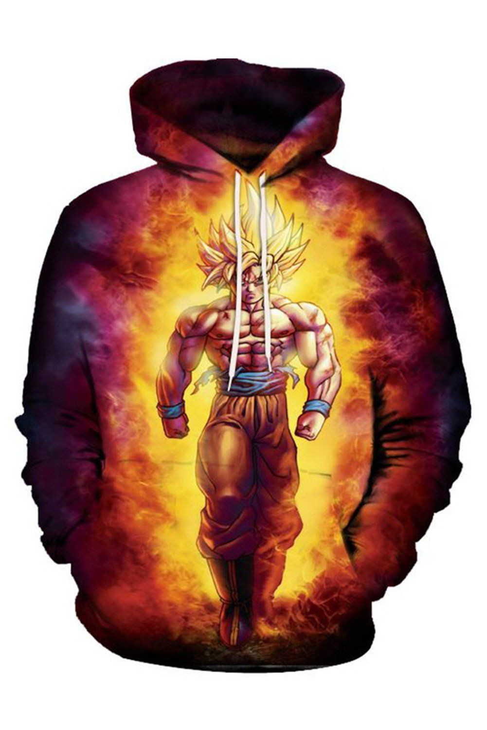 Unisex Goku 3D All Over Print Hoodie, Zip Hoodie