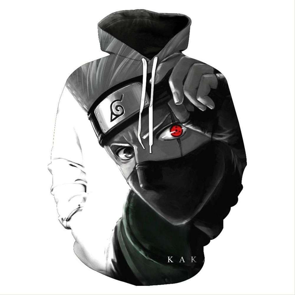Unisex Hatake Kakashi 3D All Over Print Hoodie, Zip Hoodie
