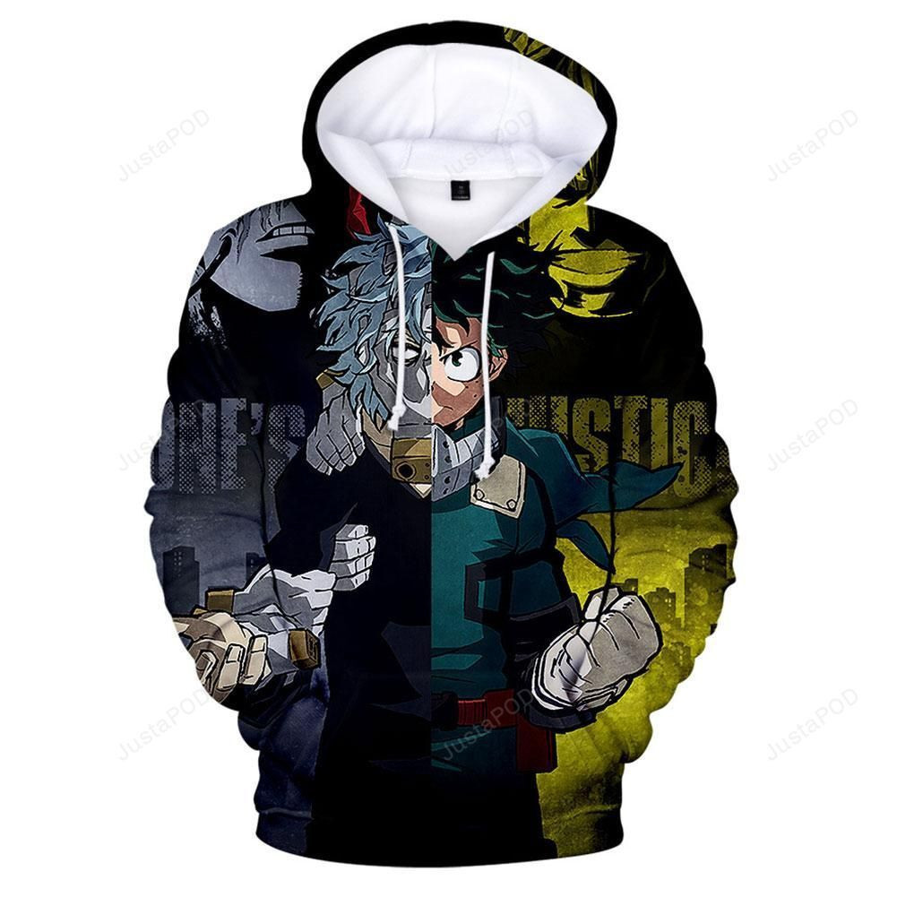 Unisex My Hero Academia 3D All Over Print Hoodie, Zip Hoodie
