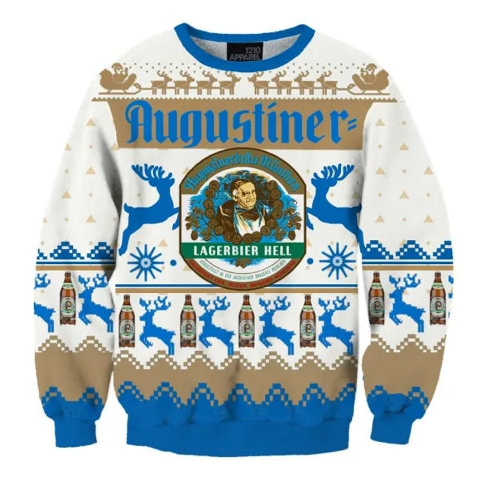 Unisex Our Beers Augustiner 3D Print Fun Christmas Sweatshirt